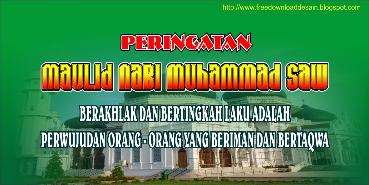 Spanduk Maulid Nabi Muhammad Saw Free Download Desain Spanduk Maulid Nabi Muhammad Saw Free Download Desain